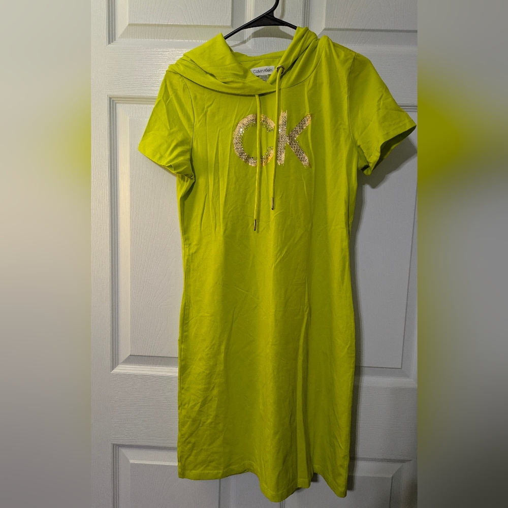 Calvin Klein Lime Green Women's Dress